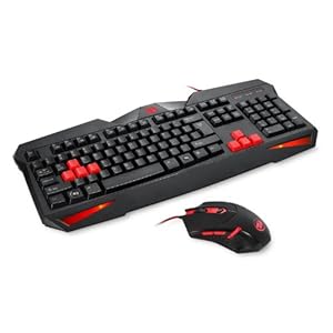keyboard gaming mouse redragon centrophorus s101 vajra multimedia combo pc usb cheap mechanical led syntech evetech wasd