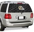 New Orleans Saints Rear Window Film - Football Sports Merchandise