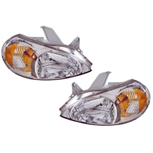 Kia Rio Replacement Headlight Assembly 1Pair HegeliGlauco