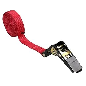 Lehigh Secure Line 6312 Ratchet Tie Down With Endless Loops, 12-Foot