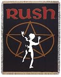 Rush 2112 Man in Star Tapestry Throw Blanket Geddy Lee Afghan