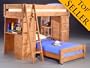 American Woodcrafters Crossroads Student Bunk/Loft Bed