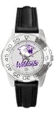 Northwesterm University Wildcats Ladies Leather Sports Watch