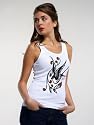 Sailor Jerry SWALLOW Women's White Tank