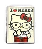 Hello Kitty I Love Nerds Id Case Wallet Card Holder