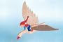 Nils Holgerson Ceiling Mobile for Kids Room, imported from Germany.