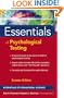Essentials of Psychological Testing