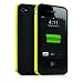 Mophie Juice Pack Plus Case and Rechargeable Battery for iPhone 4 Retail Packaging (Yellow)