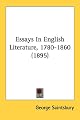 Essays in English literature, 1780-1860,