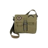 Military Style 2 Pocket Shoulder Bag / A Modern Unisex Ammo Style Bag