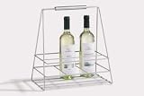 Zack 30790 BOTTIGLIA wire bottle basket h 13.79 inch Stainless Steel