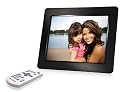 Transcend Digitaler Bilderrahmen (20,3 cm (8 Zoll) Display, 2GB interner Speicher, Videowiedergabe, integrierter MP3-Player, Kartenleser) schwarz