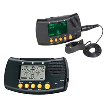 Intelligent Contact chromatiques METRO-tuner avec écran LCD rétro-éclairé et câblé pick-up. Pour tuning instrument de musique. Comprend fonction métronome électronique pour le tempo parfait. Intelligent Contact chromatiques METRO-tuner avec écran LCD rétro-éclairé et câblé pick-up. Pour tuning instrument de musique. Comprend fonction métronome électronique pour le tempo parfait.
