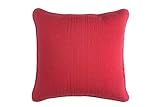 Jane Seymour Winding Way Meadow Majesty Decorative Pillow, Red
