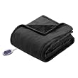 Beautyrest Micro Mink Warming Throw - Black - 52x62