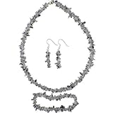 Rock Crystal Dangle Earrings