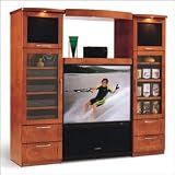 Laurier Furniture 21RPAB45 - Milano Projection TV Entertainment Center II