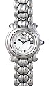 Chopard Happy Sport Round Women's Small White Dial 18K White Gold Diamond Watch 27/6150-23W