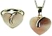 Silver Mother of Pearl Heart with Silver Swirl Motif Collection