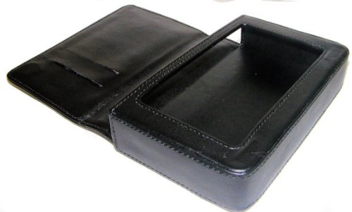 Duragadget® Deluxe leather case for Garmin 850 860 880, flip case. Duragadget® exclusive to gadgetplus