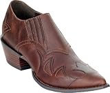 DURANGO Head West Womens Leather Western Cowboy Cowgirl Wing Tip Boots Shoes Black