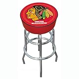 Trademark NHL Chicago Blackhawks Bar Stool Trademark NHL Chicago Blackhawks Bar Stool