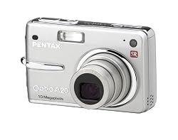 Pentax Optio A20 10MP Digital Camera with 3x Optical Zoom and Shake Reduction