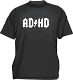 AD/HD Logo Men's Tee Shirt in 12 Colors Small thru 5XL