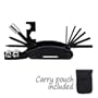 16-Function Bike Multi-Tool Nylon Carry Pouch