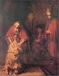 Return of the Prodigal Son Fine Art Poster Print by Rembrandt van Rijn, 22x28