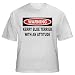 Warning: Kerry Blue Terrier with an attitude Youth T-Shirt (for Kids) Various Colors Available