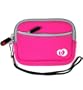 (2 in 1 Memory Premium) Mini Glove Camera Case for Sony Cyber-shot Panasonic DMC FX Panasonic DMC LX Casio Exilim Fujifilm FinePix Canon Powershot Olympus Stylus Nikon Coolpix Camera Case + 2 GB microSD Memory Card w/ SD Adapter, Magenta