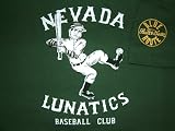 Nevada Lunatics Dark Green with White T-Shirt