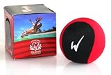 Waboba Water Bouncing Ball PRO (Ø 6,5 cm), exklusiv von sunflex sport, schwarz/rot