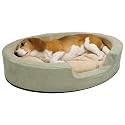 K&H All Season Oval Snuggly Sleeper, Large 31 By 24 Inches, Sage