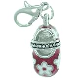 Red Mary Jane Shoe Clasp Charm