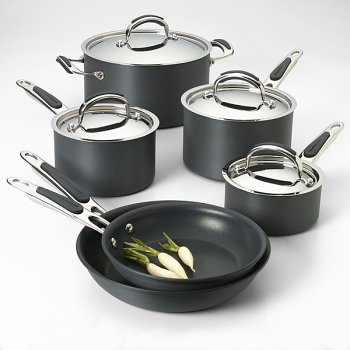 KitchenAid Hard-Anodized 10-pc. Cookware Set
