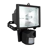 High Resolution Motion-activated Floodlight Security Camera. Sharp CCD with 470 TVL and 36 Feet of PIR Detection