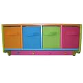 Zeller 13466 Kinder-Wandgarderobe "Color", MDF / Vlies 61 x 16 x 28
