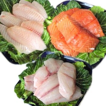 2 lbs. Each Snapper, Salmon, Tilapia by Charleston Seafood