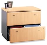 Lateral File (Assembled) - Series A Beech Collection - Bush Office Furnitur ....