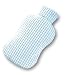 Massaging Hot Water Bottle! Water Therapy- Born From Nature,Enhanced Through Massage! Features: For Hot Or Cold Applications. Soothing Massage- Tranquil Waves Relax Muscles. Versatile Relief- Use With Or Without Massage. Plush Terry Cover- Removeable And Washable. Capacity- 1.5 qt. Requires 2 "AA" Batteries (Not Included).