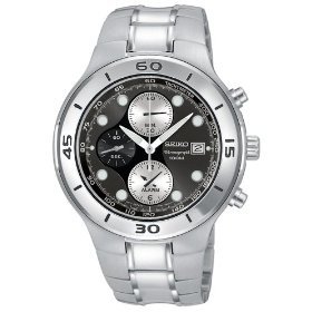 Seiko Alarm Chronograph Mens Watch SNAC35