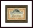 Art Poster Wood Framed Print - Hubbard Elliot Copper Co. - Artist: Vision Studio- Poster Size: 13 X 19