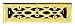 Tools & Hardware : 2X10 POLISHED BRASS VICTORIAN FLOOR REGISTER