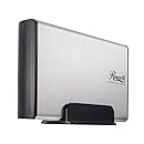 Rosewill Aluminum 3.5-Inch Silver USB 2.0 External Enclosure Cooling RX35-AT-SU SLV Silver
