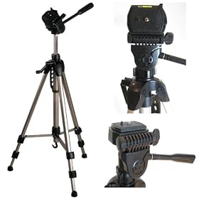Ex-Pro TR-570AN Professional Photographic Camera Tripod for Kodak Printer Dock Plus - (620mm - 1700mm / 67") Light Weight, Full Geared system, Fluid Pan Head, 3 Section Lock Legs, Spirit Level, Fast Install, Quick Release, High Quality.