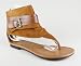 Buckled Suede Ankle Cuff Sandal 6 BRTTAN