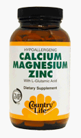 Calcium-Magnesium-Zinc Gluten-Free - 250 - Tablet