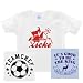 Mini Zicke, Mini Macho oder Fussball Teamchef - Baby Shirt Gr. 62 bis 104 - Die Geschenkidee!